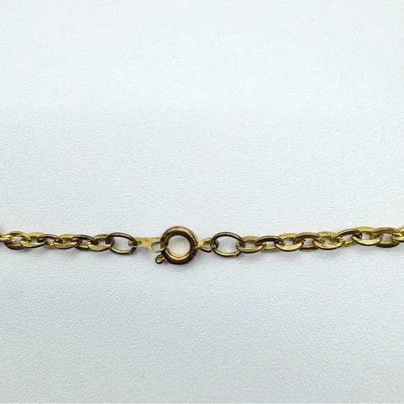 Vintage Our Lady of Lourdes Virgin Mary Pendant Necklace Medal Catholic - Picture 6 of 14